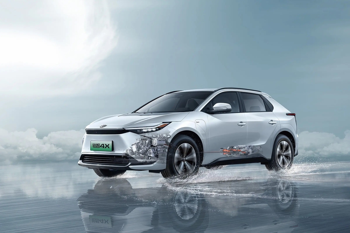 Elektro Toyota Electric Car Pure Electric Mid Size Toyota Bz4x Electric SUV