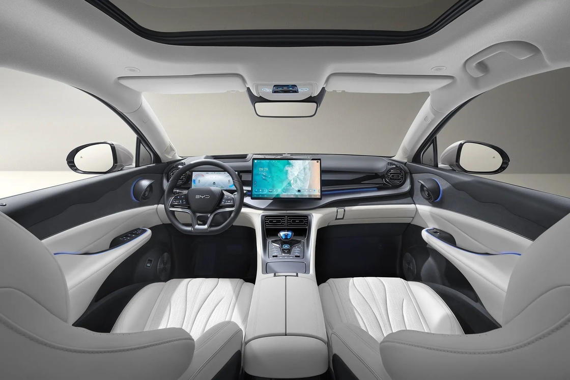 BYD Electric Car Frigate 07 Glory Edition Hexagonal Design Shell White Interior Color