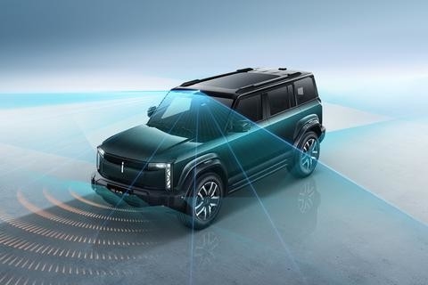 150km/h Left Steering Chery Electric Car iCAR 03 With Comfortable Ride Experience