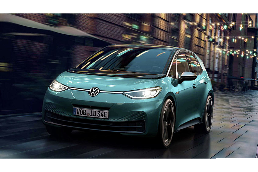 Sedan Body Type Volkswagen Electric Car Front Wheel Drive The All New ID.3