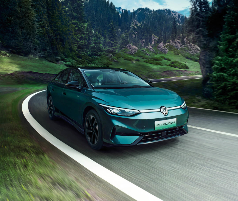 Pure Electric Volkswagen EV Car ID7 Sedan Type 5 Seating Capacity