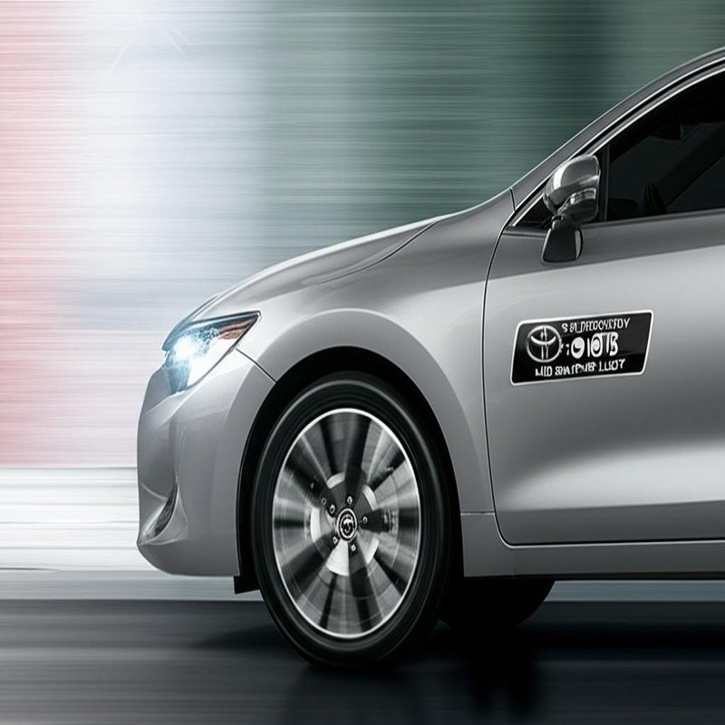 Fuel Efficiency 30 Mpg Toyota Car with Top Speed of 180 Km/H and LED Daytime Light