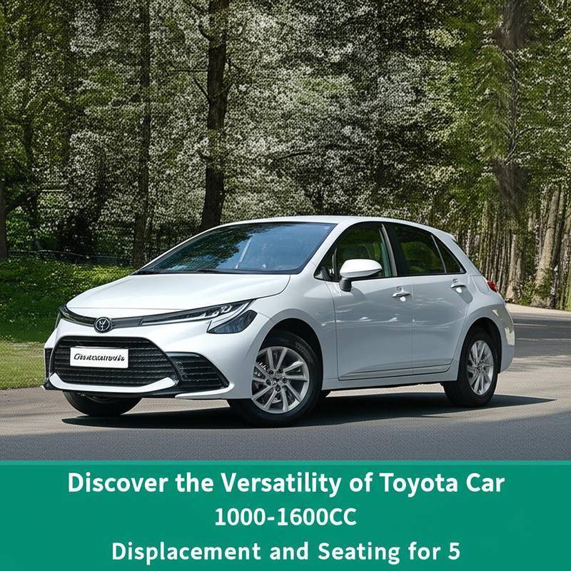 Discover the Versatility of Toyota Car 1000-1600CC Displacement and Seating for 5