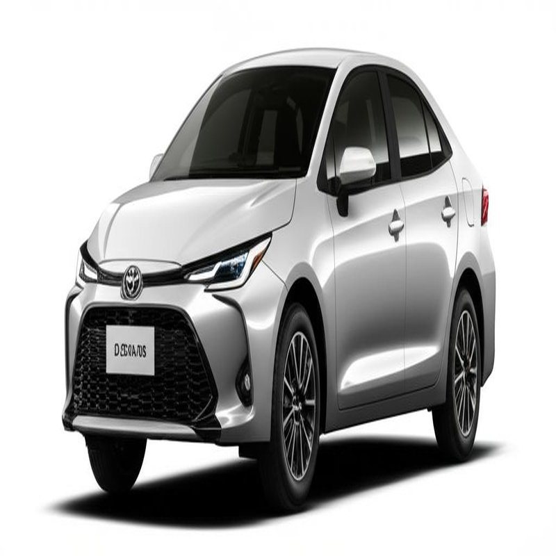 5 Seating Capacity Toyota Car with Front Drum Rear Drum Brake System and 30 Mpg Fuel Efficiency